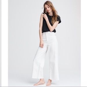 NWOT WHITE RAG & BONE WIDE LEG PANTS